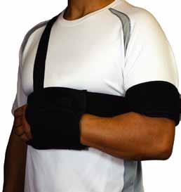 immobilization  without shoulder strap Universal size fits up to 48 chest extension pieces available for larger