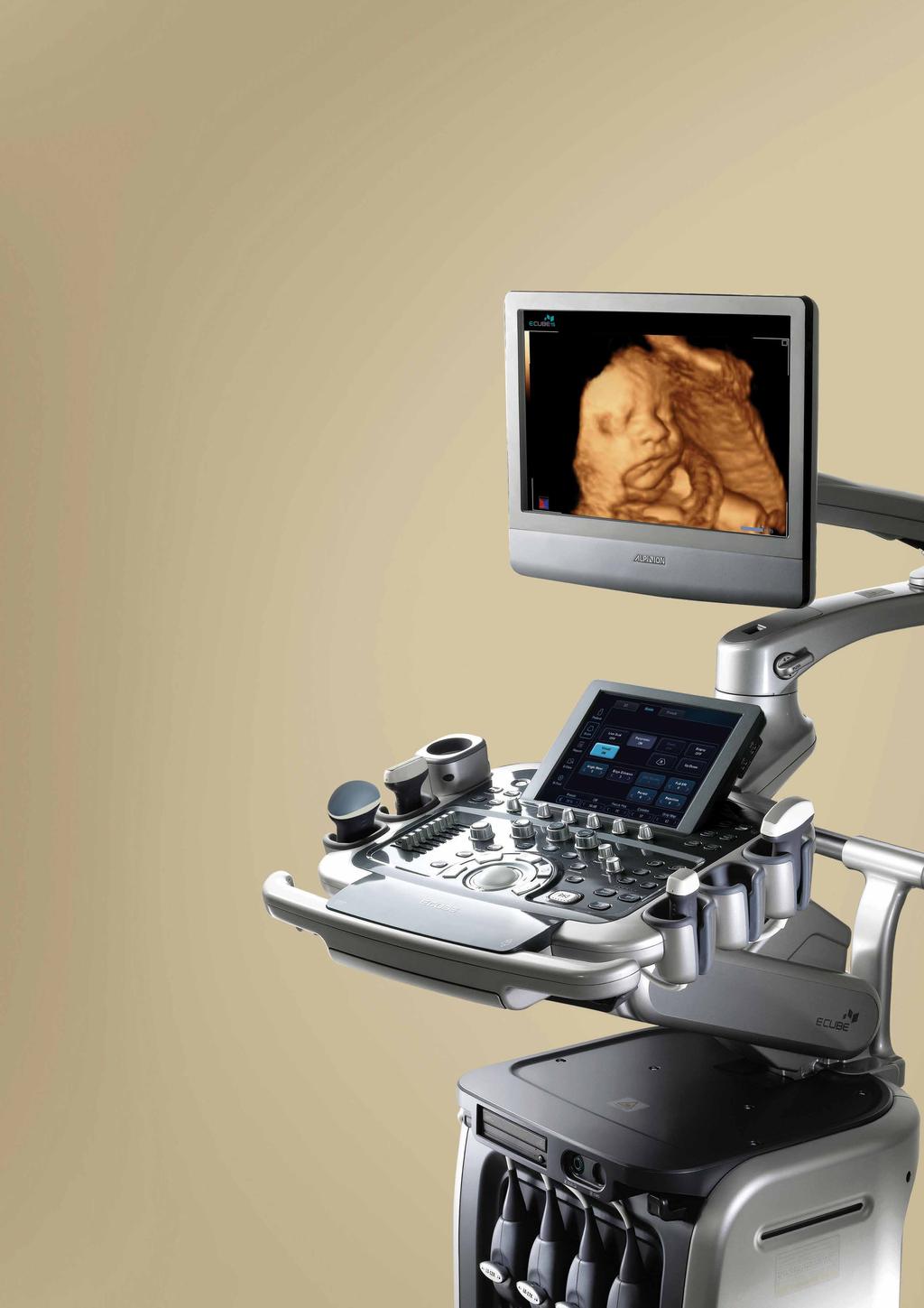 E-CUBE 15 EX Value Creation EX Enhanced experience Optimal Imaging Suite Image Quality Enhancements Optimal Imaging Suite, ALPINION s integrated image post processing software set, provides better