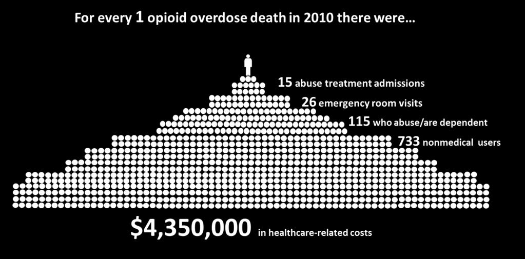 Overdose deaths are the tip of the iceberg SAMHSA NSDUH, DAWN, TEDS data sets Coalition