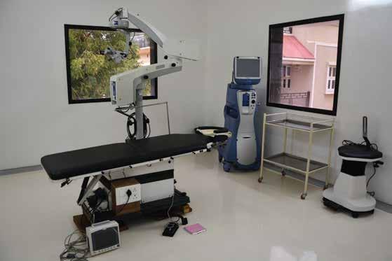 Our center is equipped with the latest : Surgical Microscope OPMI VISU 160 by Carl Zeiss Germany. To perform microsurgery. INFINITI Vision System with Ozil Technology from Alcon USA.