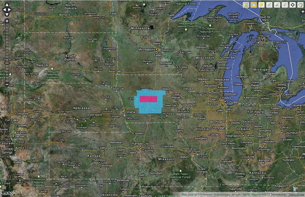 IOWA OUTBREAK: THREE INFECTED COUNTIES Where Bovine Swine Sheep/Goats Operations Infected Zone (pink) 63,548 240,484 8,067 1,025 Buffer Zone (blue) 463,637 3,534,164 32,844 6,245 Total 527,185