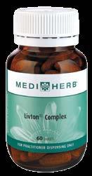 Livton Complex Used in herbal medicine to help relieve digestive disturbances (such as dyspepsia) and increase bile flow Slippery Elm 400mg