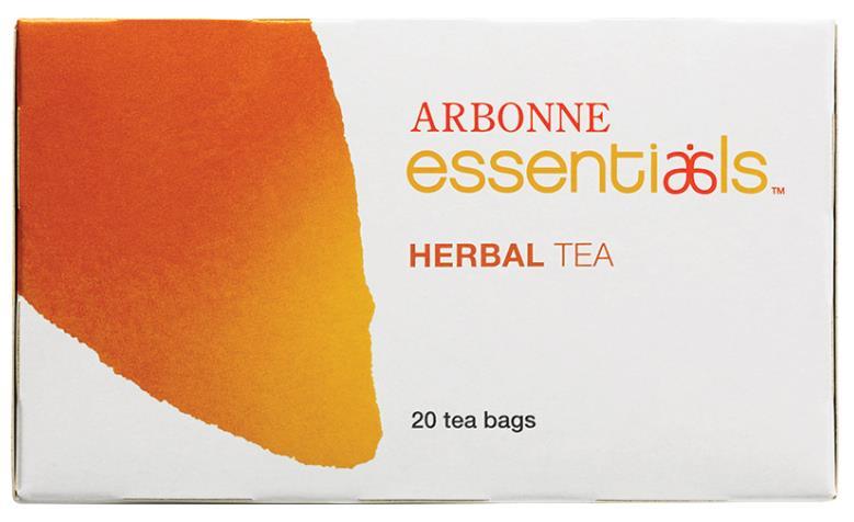 Herbal Tea Mild herbal tea, formulated without caffeine Formulated with 6 botanicals No