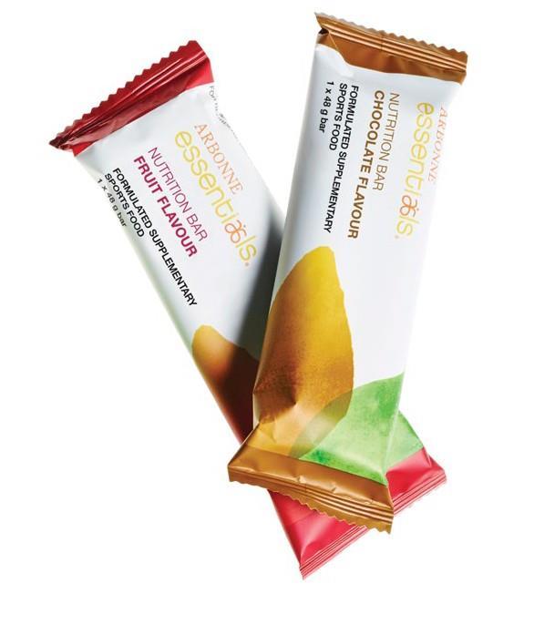 Nutrition Bars A nutrient rich snack Snack option delivering protein, fibre, vitamins and minerals Available in