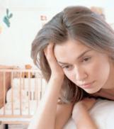 Postpartum depression is often associated with experienced by mothers of newborns.