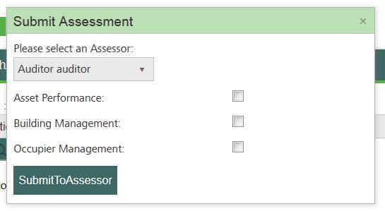 Submitting a completed questionnaire Select this icon to submit the completed questionnaire to an assessor for verification.