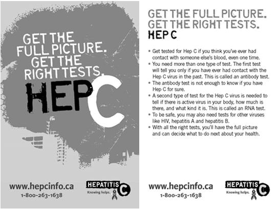 find out they are living with Hep C can make decisions about how to prevent transmission, how to stay