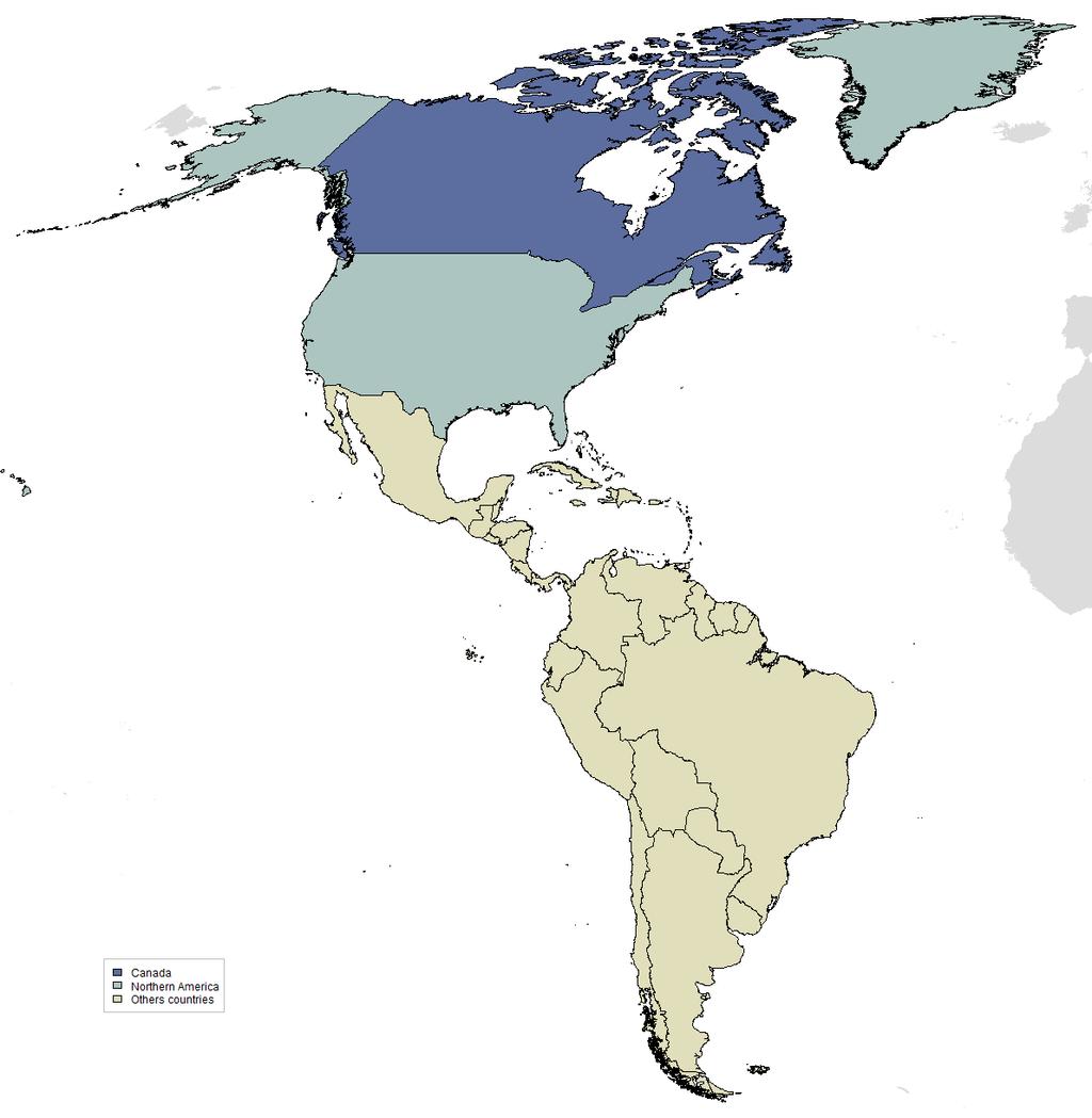 1 INTRODUCTION - 2-1 Introduction Figure 1: Canada and Northern America The HPV Information Centre aims to compile and centralise updated data and statistics on human papillomavirus (HPV) and related