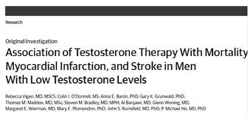 lumbar spine and/or femoral neck after 1-2 y of TRT in men w/ osteoporosis or low trauma fracture In men aged 40 years w/ baseline PSA >0.
