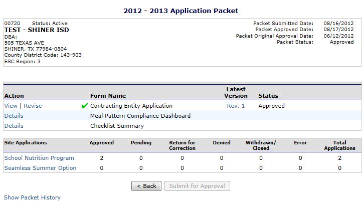 Application Packet Steps to get to the main screen for certification: Search for CE Click on Applications tab from bulletin