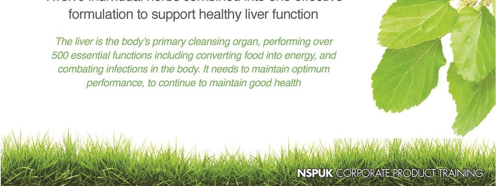 To support the liver, Nature s Sunshine have formulated a specific product called Liver Health.