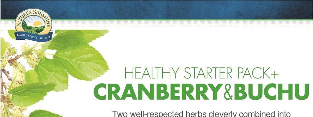Cranberry & Buchu: are two well-respected herbs cleverly combined into one little capsule to help nourish the urinary tract.