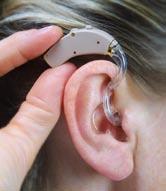 insertion and removal Carefully place the instrument behind your ear with