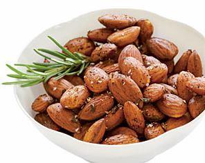 teaspoon kosher salt Dash of ground red pepper 1 (10-ounce) bag whole almonds (about 2 cups) Directions Preheat oven to 325.