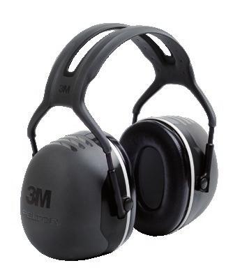 The X5 offers the highest earmuff Noise Reduction Rating (SNR) in the market today for very high noise situations.