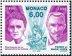 Radium-226 by Pierre and Marie Curie in 1898.