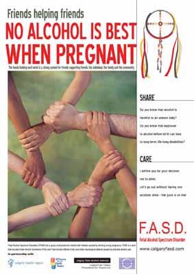 community initiatives Community approaches to addressing alcohol use and misuse can be another path to FASD prevention. When alcohol use in a community changes (e.g., less binge drinking), this also influences how many women drink alcohol during pregnancy overall.