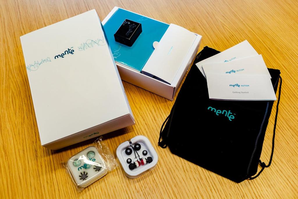Improved Mente Autism device set for release Complete Mente Autism Kit What s new in the improved Mente?