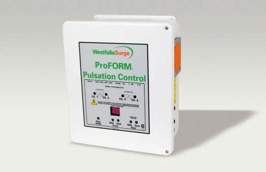 Direct acting pulsation controllers Standard or ProForm control for any installation style ProForm Control Solid state control no moving parts and consistent pulsation output.