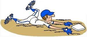 Positions and Directions Prone Lying face down Like a Pro Baseball player sliding into Home.