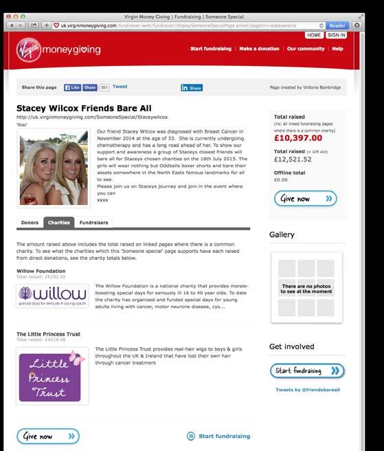 About our Someone Special tool Virgin Money Giving s Someone Special tool has been designed to help you support
