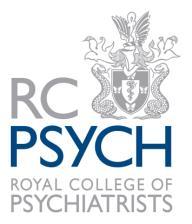 Royal College of Psychiatrists Consultation Response DATE: 06.08.