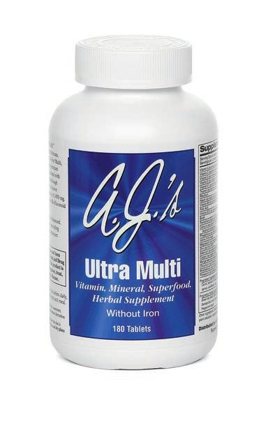 ALTRUM Ultra Multis Why multivitamins are important A healthy diet should provide the nutrients a person needs, but most diets fall short.