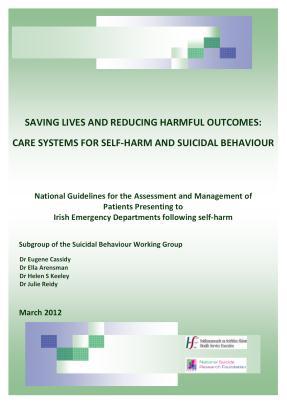 Actions The implementation of self-harm specialist nurses in hospital EDs as part of the National Mental Health Programme (2013-2014) Emergency Healthcare Staff Training Cork(2013) The