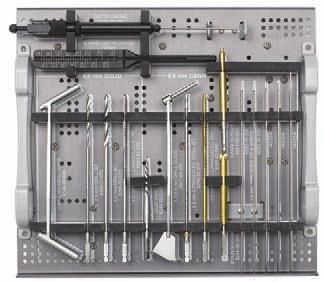 Instrument Trays 1 2 11 3 4 6 8 10 13 5 7 9 14 12 Flip Tray - Side 2 1. 2142-35-100 Depth Gauge 2. 13545 K-Wire Depth Gauge 3. 2142-29-400 2.9/4.0 mm Drill Guide 4. 8290-31-070 2.
