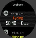 Press the lower left button to change the view to intervals display and press the upper right button when you are ready to start your interval training. 8.