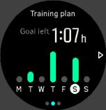 3.34.1. Training plans In Suunto Movescount, you can make training programs for yourself by creating a totally new program or using an existing program made by other members.