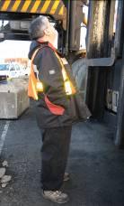 The following points outline potential areas of stress and offer alternate postures, but overall the risk is low compared to other duties of the heavy lift truck operator.
