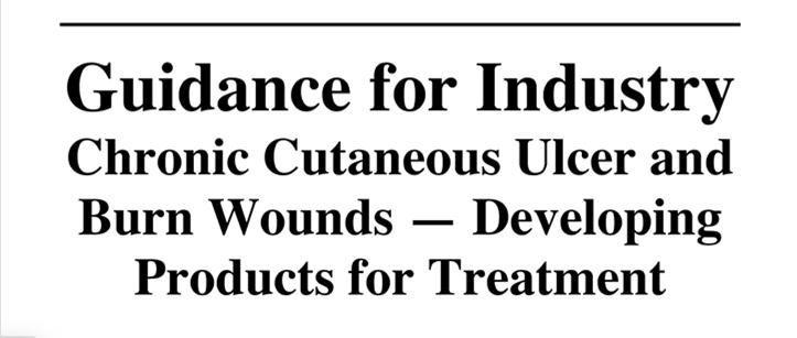 FDA defines a healed wound as