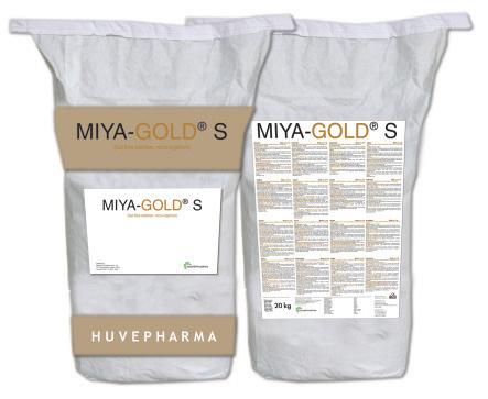 Temperature ( C) Duration (min) Recovery rate (%) 60 1 5 10 80 1 5 10 63 60 95 1 98 Miya-Gold : Is a probiotic feed additive Consists of Clostridium