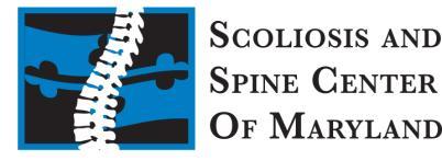Account Number: Scoliosis and Spine Center SF-36 6.