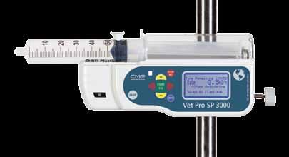 Vet Pro SP 3000 Syringe Pump for Special Care With the Vet Pro SP 3000 your animals receive the special care they require.