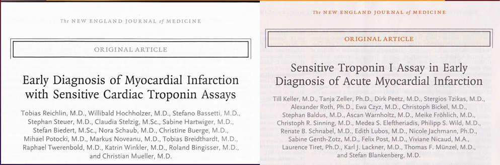 Troponin Leak Pearls Super sensitive assays It s a leak if: 1) They ve had it in the past (more than once) 2) You repeat and it doesn t rise NEJM, Aug 27 2009 Super Sensitive Assays - Summary Ways to
