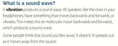 CWK How can sound transfer energy?