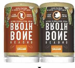 Formulas Beyond Bone Broth (beef and chicken avors) is a delicious drink mix that provides a savory blend of nutrients that go beyond the nutritional bene ts of