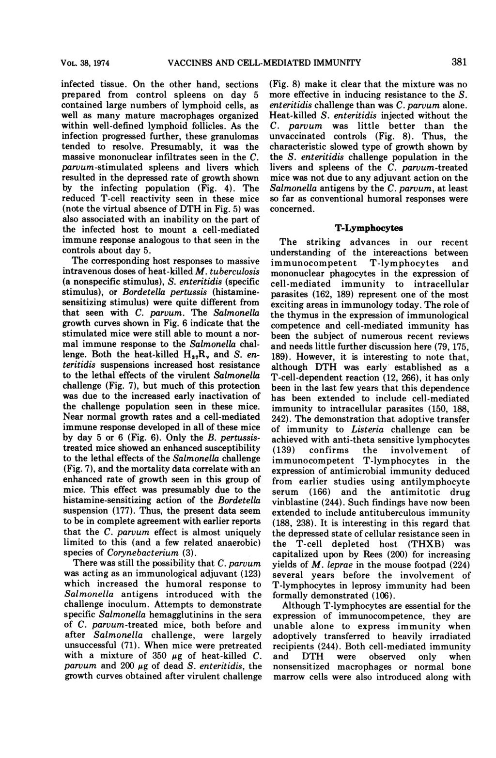 VOL. 38, 1974 infected tissue.