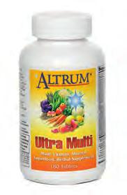 These four ALTRUM products help provide a powerful start to your health program and a more vibrant life. ^At time of manufacture.