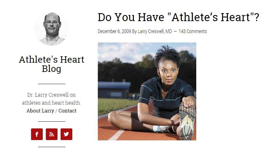 ATHLETE S HEART OR