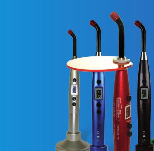 and compact curing light with a curing output of 1200mw/cm 2 3