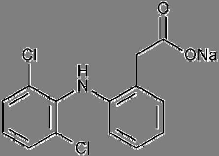 PART II: SCIENTIFIC INFORMATION PHARMACEUTICAL INFORMATION Drug Substance Proper Name: Diclofenac sodium Chemical Name: Sodium-[o-[(2,6-dichlorophenyl)-amino]-phenyl]-acetate Molecular formula: C 14