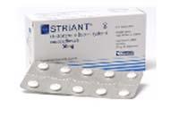 Striant Available in a buccal patch that sticks to the area between your cheek and gum and delivers 30 milligrams of testosterone Recommended starting dose for adult males: 30 milligrams twice daily