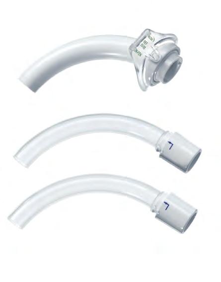featuring the unique anatomically shaped swivelling neck flange Tracoe twist Tracheostomy Tubes 303 Colour Coding 304 Colour Coding Tracheostomy tube Outer cannula 2 inner cannulas with 15mm