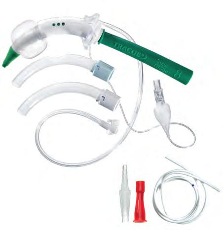 gel Perforated obturator and wide neck strap (see page 16) 888-306- P Tracheostomy tube, fenestrated with low pressure cuff and subglottic suction line Outer cannula, fenestrated with cuff and
