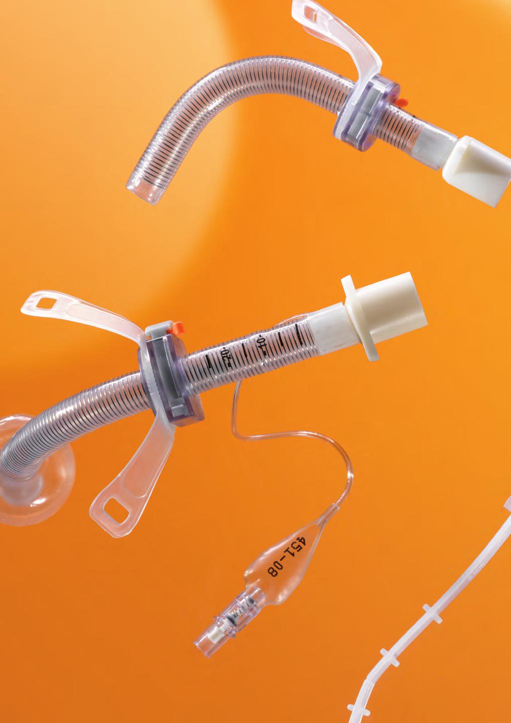 Tracoe vario Tracheostomy Tubes Key features Adjustable Tracoetwist neck flange range allows features accurate placement and security A spring mechanism lets the flange slide easily to a new position