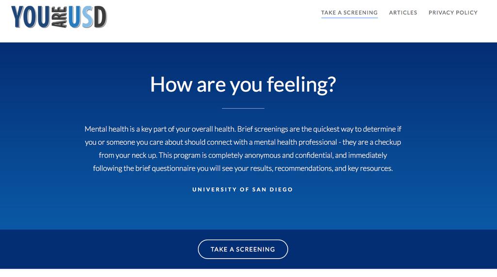 Online Screening for Mental Health screening.mentalhealthscreening.