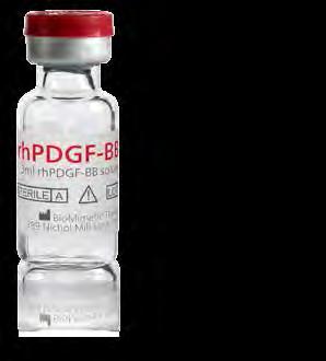 The potential effects of rhpdgf-bb on the human fetus have not been evaluated.» be implanted in patients with an active infection at the operative site.